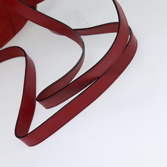 Salvatore Ferragamo Backpack Suede Red Auth 114655