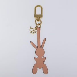 LOUIS VUITTON Rabbit Jeff Key Ring metal Pink M62734 LV Auth 114656 - 0