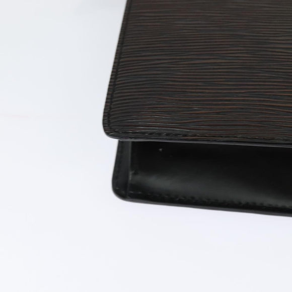 LOUIS VUITTON Epi Pochette Homme Clutch Bag Black Noir M52522 LV Auth 114672