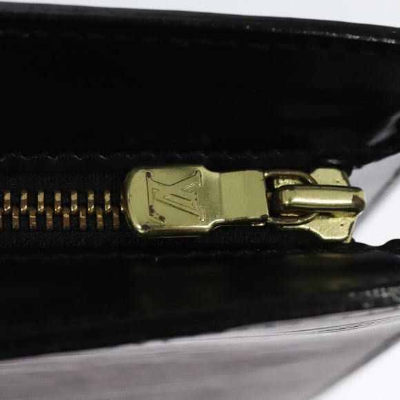 LOUIS VUITTON Epi Pochette Homme Clutch Bag Black Noir M52522 LV Auth 114672