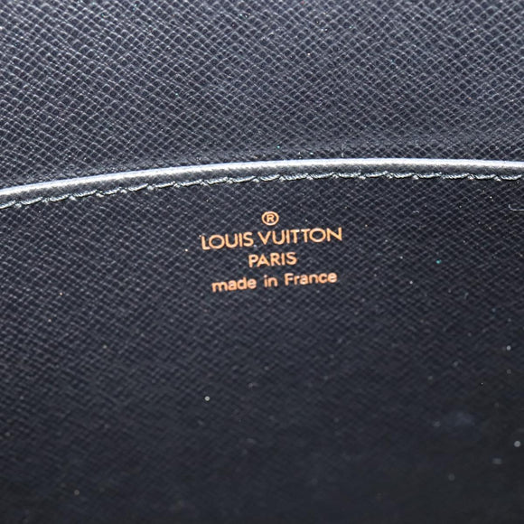 LOUIS VUITTON Epi Pochette Homme Clutch Bag Black Noir M52522 LV Auth 114672