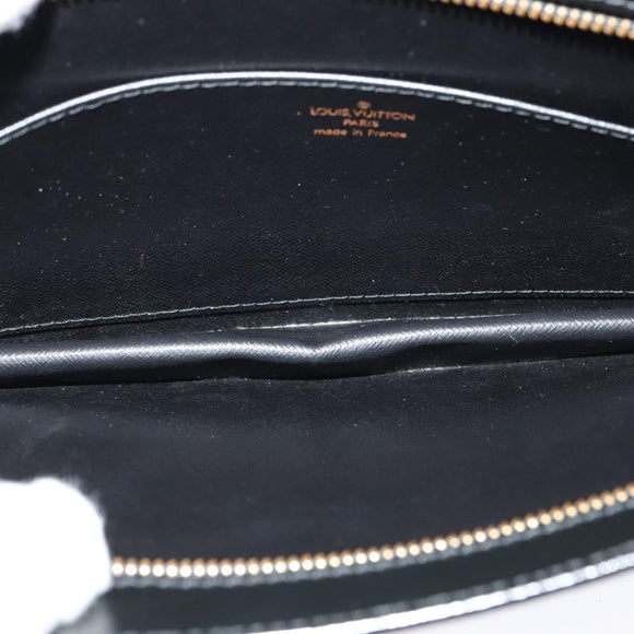 LOUIS VUITTON Epi Pochette Homme Clutch Bag Black Noir M52522 LV Auth 114672