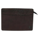 LOUIS VUITTON Epi Pochette Homme Clutch Bag Black Noir M52522 LV Auth 114672-13