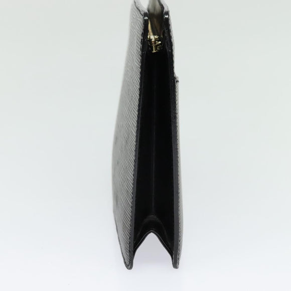 LOUIS VUITTON Epi Pochette Homme Clutch Bag Black Noir M52522 LV Auth 114672