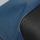 LOUIS VUITTON Epi Petit Noe Shoulder Bag Bicolor Black Blue M44152 Auth 114681-12