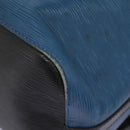 LOUIS VUITTON Epi Petit Noe Shoulder Bag Bicolor Black Blue M44152 Auth 114681-13