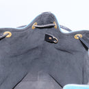 LOUIS VUITTON Epi Petit Noe Shoulder Bag Bicolor Black Blue M44152 Auth 114681-16