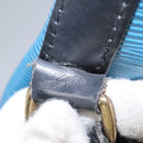 LOUIS VUITTON Epi Petit Noe Shoulder Bag Bicolor Black Blue M44152 Auth 114681-18