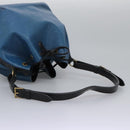 LOUIS VUITTON Epi Petit Noe Shoulder Bag Bicolor Black Blue M44152 Auth 114681-7