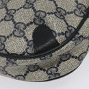 GUCCI GG Supreme Sherry Line Shoulder Bag PVC Navy Red 89 02 066 Auth 114713-13