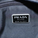 PRADA Shoulder Bag Nylon Black Silver Auth 114724-20