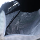 PRADA Shoulder Bag Nylon Black Silver Auth 114724-10