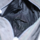 PRADA Shoulder Bag Nylon Black Silver Auth 114724-22