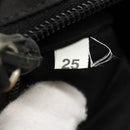 PRADA Shoulder Bag Nylon Black Silver Auth 114724-12