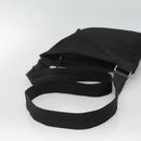 PRADA Shoulder Bag Nylon Black Silver Auth 114724-7