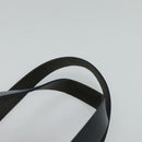 FENDI Zucchino Canvas Hand Bag Navy Silver Auth 114726-8