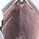 BURBERRY Nova Check Blue Label Shoulder Bag Nylon Gray Auth 114736-18