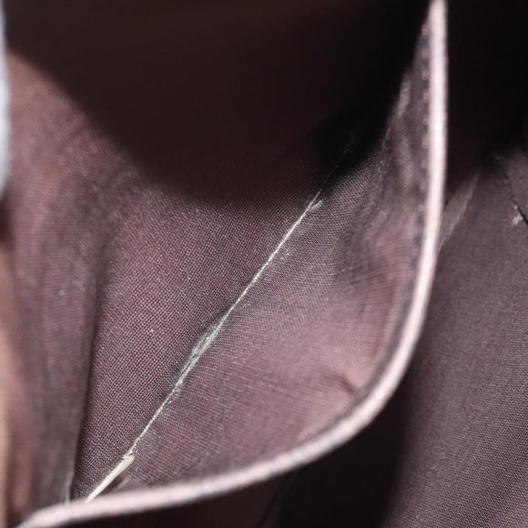 BURBERRY Nova Check Blue Label Shoulder Bag Nylon Gray Auth 114736