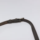 BURBERRY Nova Check Blue Label Shoulder Bag Nylon Gray Auth 114736-8