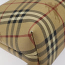 BURBERRY Nova Check Shoulder Bag PVC Beige Auth 114737-14
