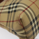BURBERRY Nova Check Shoulder Bag PVC Beige Auth 114737-16