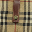 BURBERRY Nova Check Shoulder Bag PVC Beige Auth 114737-10