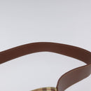 BURBERRY Nova Check Shoulder Bag PVC Beige Auth 114737-8