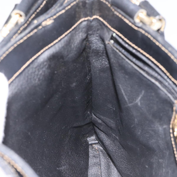 Burberrys Nova Check Tote Bag PVC Leather Beige Gold Auth 114747