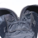 FENDI Zucca Canvas Clutch Bag Black Silver Auth 114748V-18