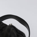 FENDI Zucca Canvas Clutch Bag Black Silver Auth 114748V-8