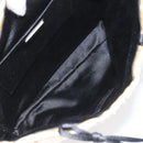 PRADA Beads Hand Bag Satin Cream Auth 114749-16