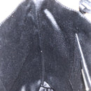 PRADA Beads Hand Bag Satin Cream Auth 114749-18