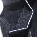 PRADA Beads Hand Bag Satin Cream Auth 114749-19