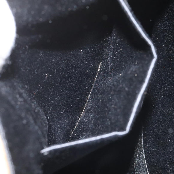 PRADA Beads Hand Bag Satin Cream Auth 114749