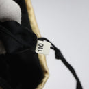 PRADA Beads Hand Bag Satin Cream Auth 114749-20