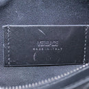 VERSACE Shoulder Bag Leather Black Auth 114763-15