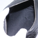 VERSACE Shoulder Bag Leather Black Auth 114763-16