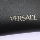 VERSACE Shoulder Bag Leather Black Auth 114763-23