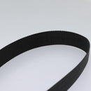 VERSACE Shoulder Bag Leather Black Auth 114763-8