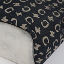 CELINE C Sulky Circle Shoulder Bag Canvas Navy Clear Auth 114765-9