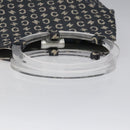 CELINE C Sulky Circle Shoulder Bag Canvas Navy Clear Auth 114765-7