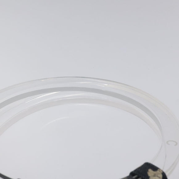 CELINE C Sulky Circle Shoulder Bag Canvas Navy Clear Auth 114765