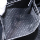 BURBERRY Nova Check Hand Bag PVC Beige Silver Auth 114766-20