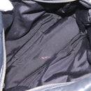 Salvatore Ferragamo Vara Quilted Chain Bag Leather Black Gold Auth 114789-11