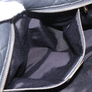 Salvatore Ferragamo Vara Quilted Chain Bag Leather Black Gold Auth 114789-24