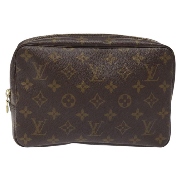 LOUIS VUITTON Monogram Trousse Toilette 23 Clutch Bag M47524 LV Auth 114797