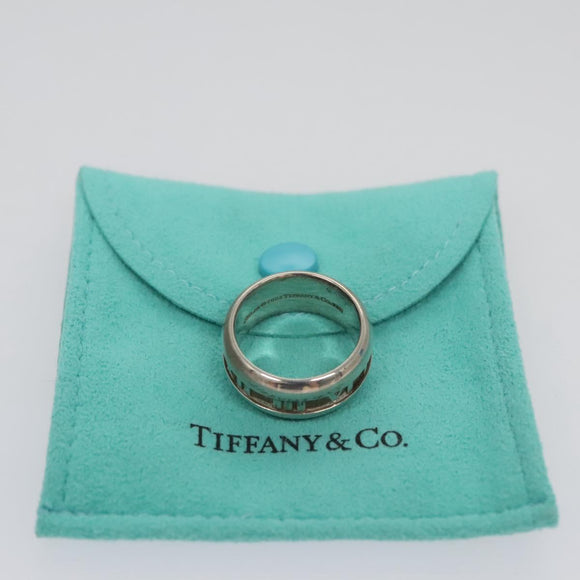 TIFFANY&Co. Atlas Ring Ag925 Silver Auth 114801