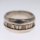 TIFFANY&Co. Atlas Ring Ag925 Silver Auth 114801-4