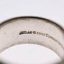 TIFFANY&Co. Atlas Ring Ag925 Silver Auth 114801-8