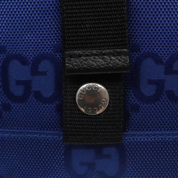 GUCCI GG Canvas Shoulder Bag Blue 643858 Auth 114858AV